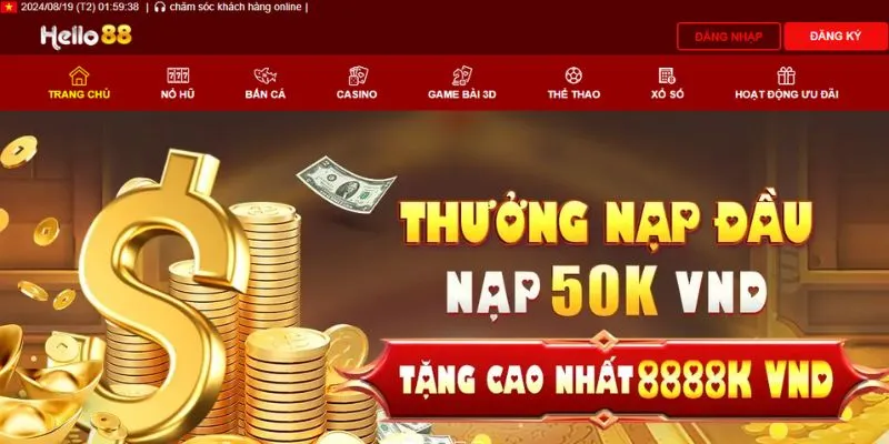 Các hình thức và điều kiện nạp tiền Hello88 bạn nên biết