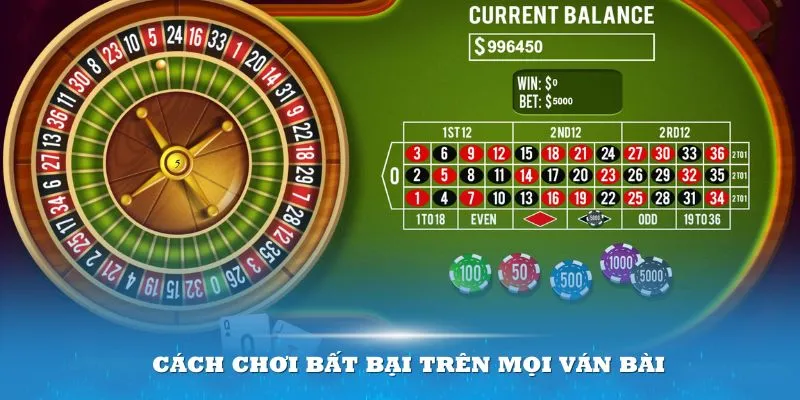 Cách chơi bất bại trên mọi ván bài