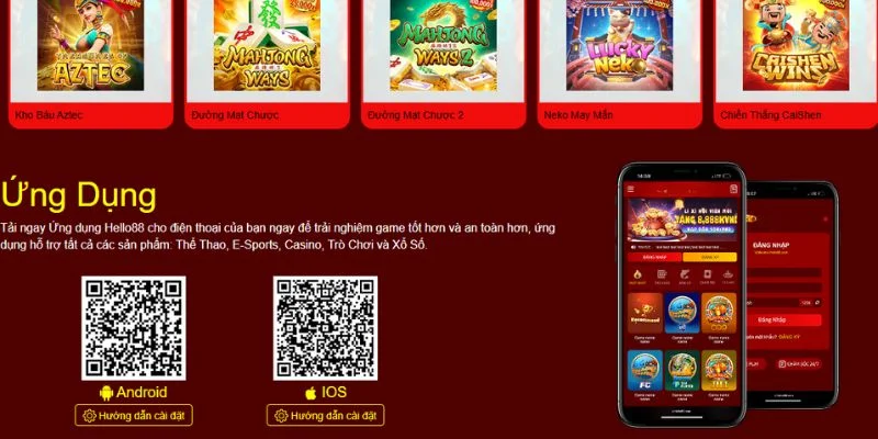 Hướng dẫn tải app Hello88 nhanh chóng cho IOS/Android