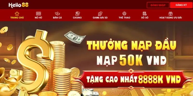 Sự kiện nạp đầu siêu khủng lên tới 8.888.000